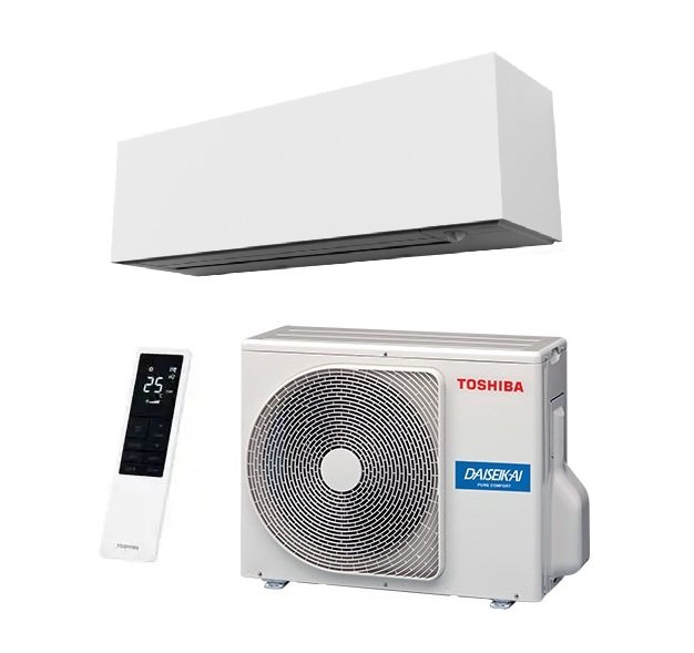 Toshiba Arctic White 35 - asennettuna