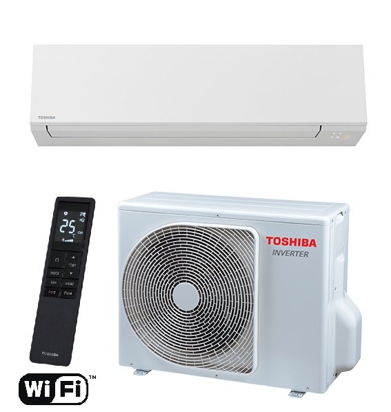 Toshiba Polar+ 35 White WiFI - asennettuna